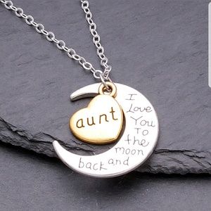 I love you to the moon and back necklace